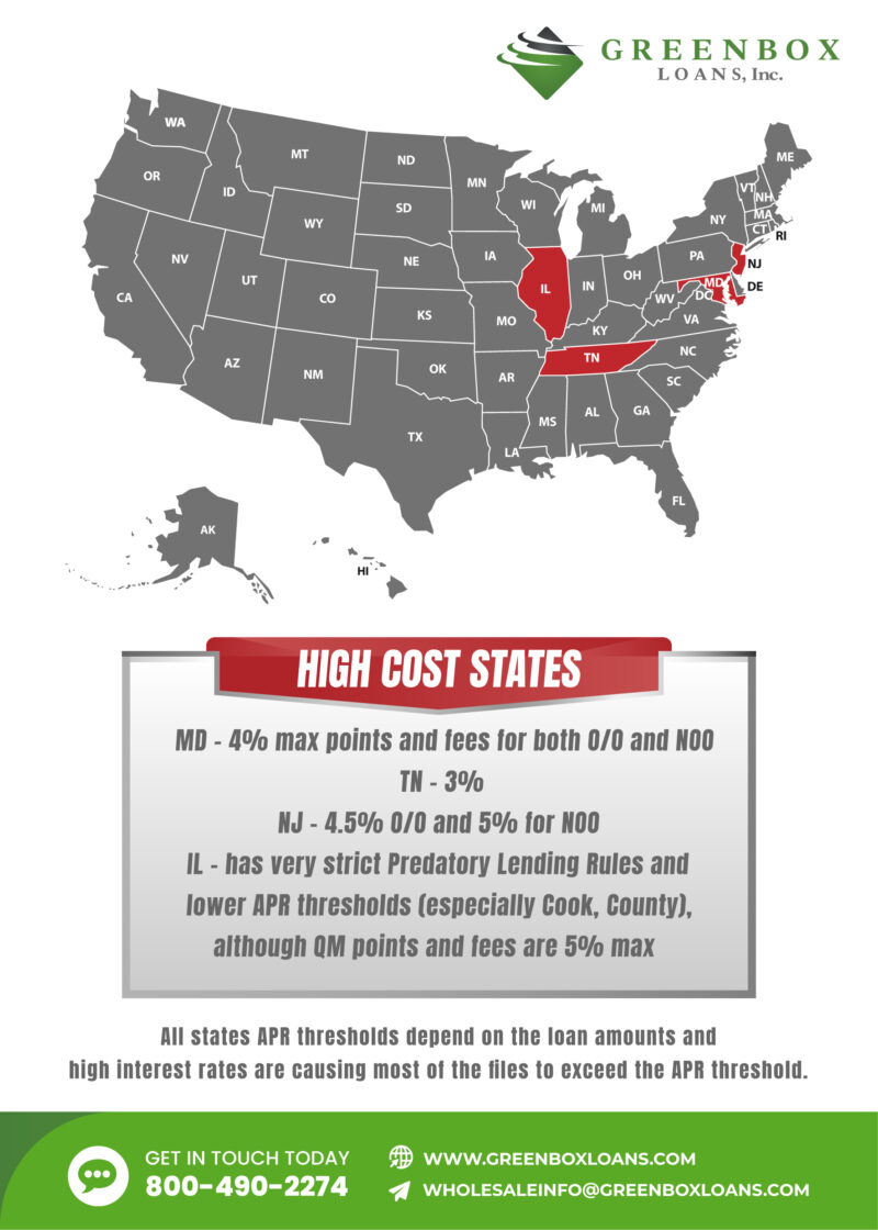 HIGH COST STATES